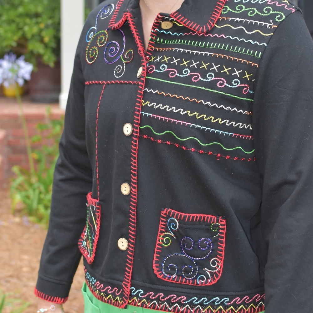 Onque Vintage Button Up Shacket - image 4